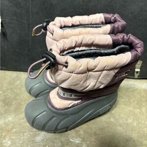 Sorel Kids Two-Tone Winter Boots Size 12